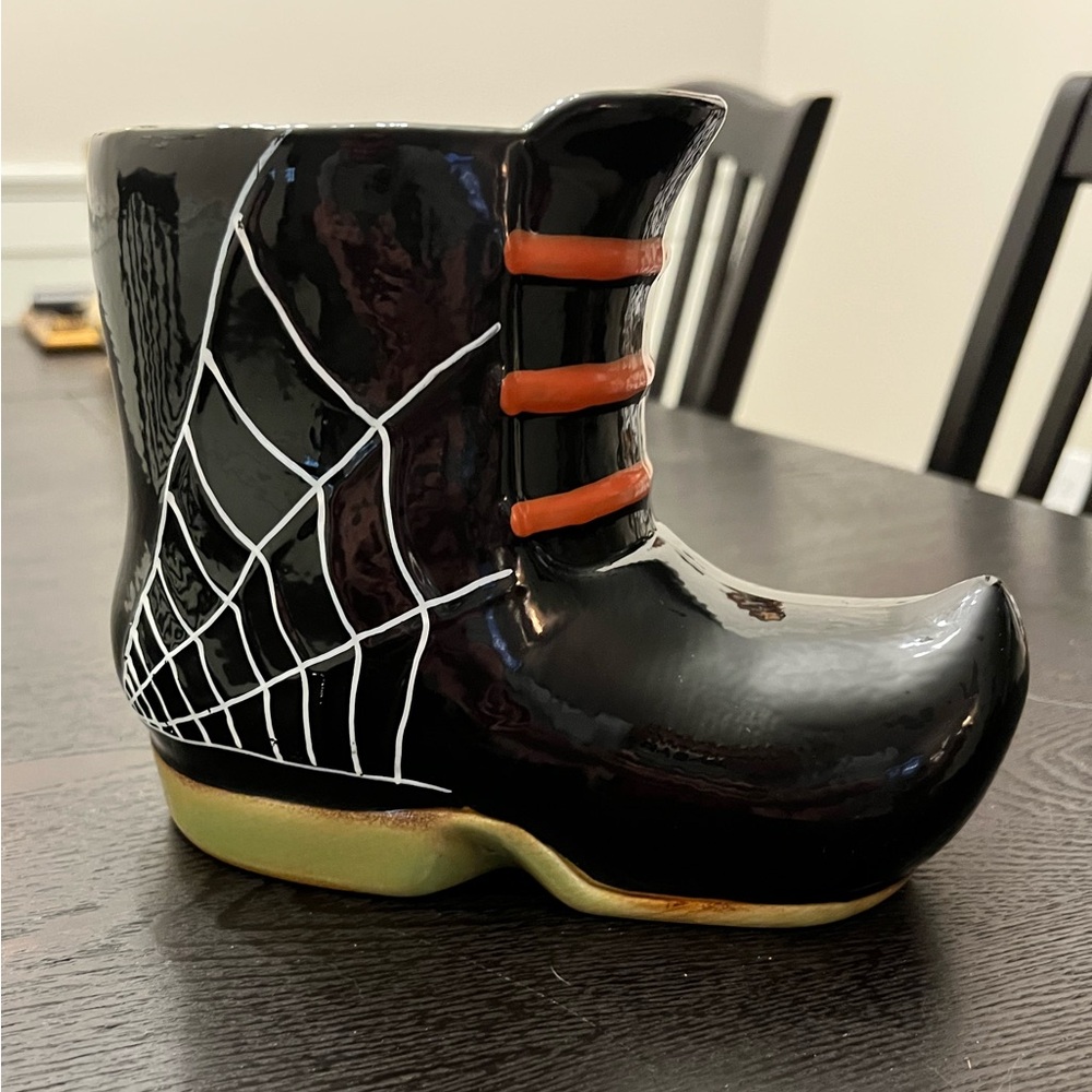 Yankee Candle Halloween Boot Jar Candle Holder